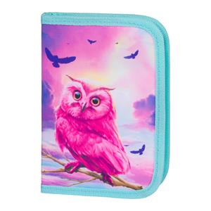 School Pencil Case Classic Double-Flap Owl