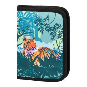 School Pencil Case Classic Double-Flap Tiger