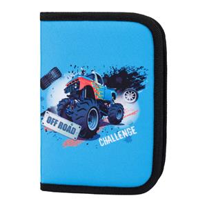 School Pencil Case Classic Double-Flap Truck