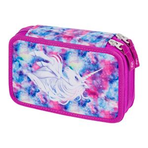 School Pencil Case Double Decker Unicorn