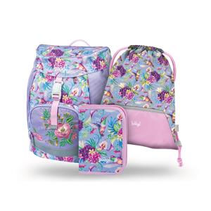 SET 3 Airy Hummingbird - backpack, pencilcase, gymsack