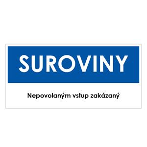 Suroviny, modrá, plast 1mm,190x90mm