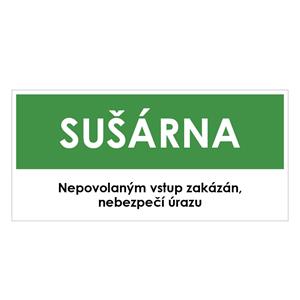 SUŠÁRNA, zelená, plast 2 mm 190x90 mm