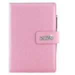 Tagebuch BRILLIANT täglich A5 2024 Tschechisch – Hell-Pink