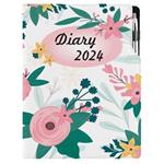 Tagebuch DESIGN täglich A4 2024 CZ - Blumen