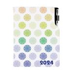 Tagebuch DESIGN wöchentlich B5 2024 CZ - Buntes Mandala