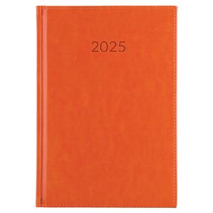 Tagebuch LIBRA täglich A5 2025 Tschechisch – Orange