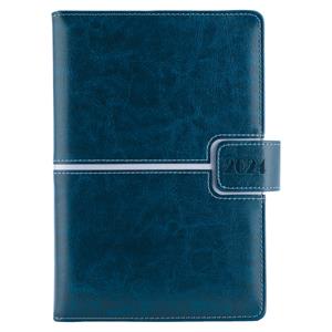 Tagebuch MAGNETIC wöchentlich Special A5 2024 - blau/silber