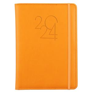 Tagebuch POLY täglich A5 2024 Polen – Orange