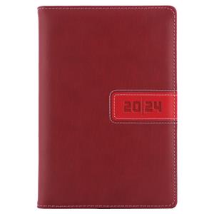 Tagebuch RIGA täglich B6 2024 - Rot