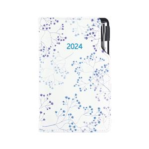 Taschentagebuch DESIGN wöchentlich A5 2024 CZ - Wildblumen