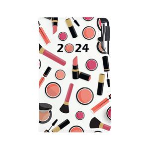 Taschentagebuch KOSMETIK Make up - DESIGN wöchentlich A5 2024 CZ