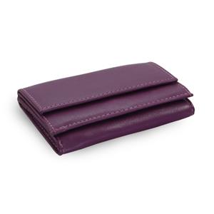 Violet ladies leather mini wallet