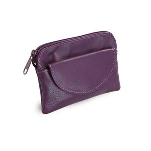 Violet leather Keyring