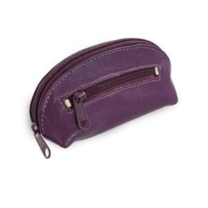 Violet leather Keyring