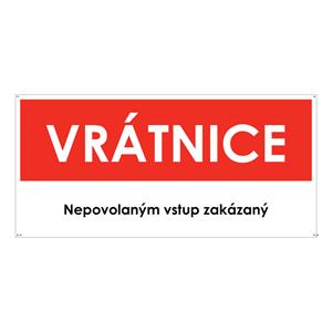 VRÁTNICE, plast 2 mm s dírkami 190x90 mm