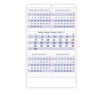 Wall Calendar 2016 Fivemonths - blue