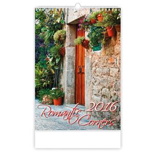 Wall Calendar 2016 Romantic Corners