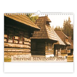 Wall Calendar 2016 Wooden Slovakia