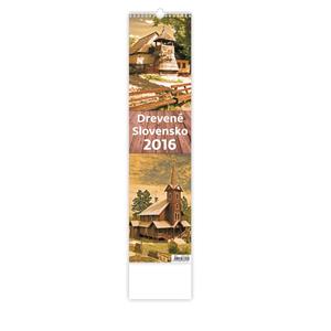 Wall Calendar 2016 Wooden Slovakia