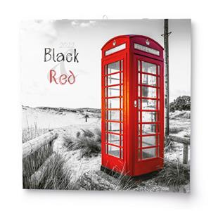 Wall Calendar 2022 Black&Red