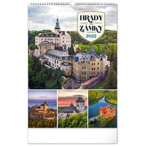 Wall Calendar 2022 Castles and Palaces CZ