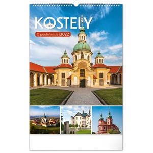 Wall Calendar 2022 Churches and pilgrimaga places CZ