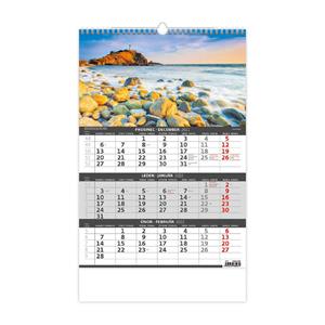 Wall Calendar 2022 - Coast - Threemonths