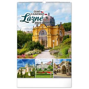 Wall Calendar 2022 Czech and Slovak spa CZ