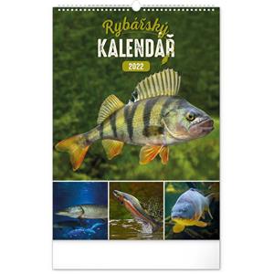 Wall Calendar 2022 Fishing Calendar CZ