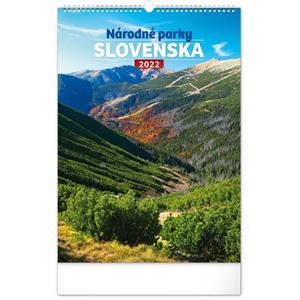 Wall Calendar 2022 National parks of Slovakia SK