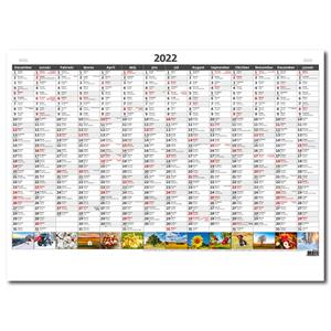 Wall Calendar 2022 Planning yearly map A1 Picture