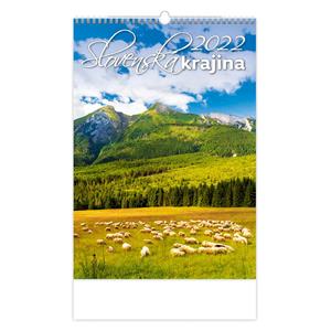 Wall Calendar 2022 Slovak country