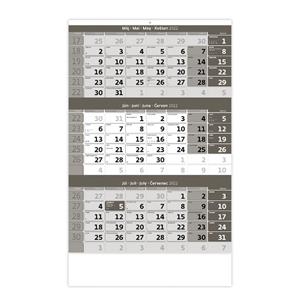 Wall Calendar 2022 Threemonths gray