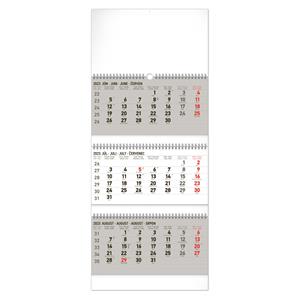 Wall Calendar 2023 3 months foldable - grey SK