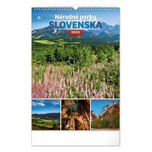 Wall Calendar 2023 National parks of Slovakia SK