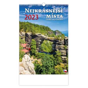 Wall Calendar 2023 - The most beautiful places in the Czech Republic