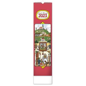 Wall Calendar 2023 Tie - Josef Lada Months