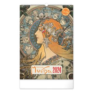 Wall Calendar 2024 Alphonse Mucha