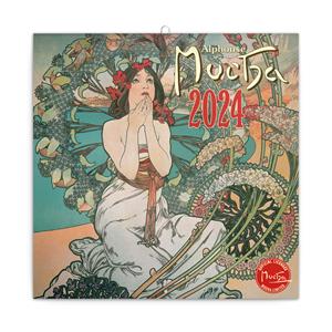 Wall Calendar 2024 Alphonse Mucha