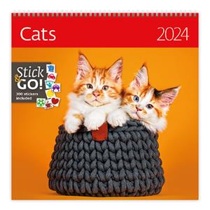 Wall Calendar 2024 - Cats