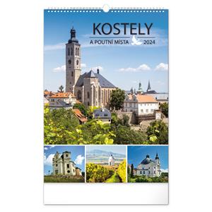 Wall Calendar 2024 Churches and pilgrimaga places CZ