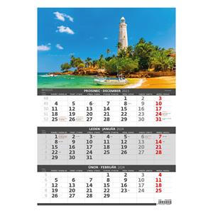 Wall Calendar 2024 - Coast - Threemonths