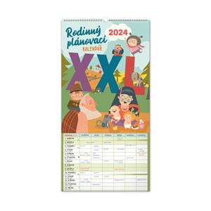 Wall Calendar 2024 Family planner XXL CZ