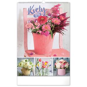 Wall Calendar 2024 Flowers SK