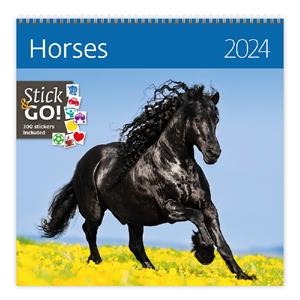 Wall Calendar 2024 - Horses