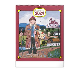 Wall Calendar 2024 Josef Lada - Year in the Village