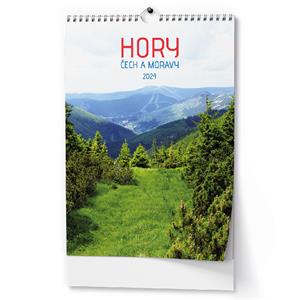 Wall Calendar 2024 Mountains of Bohemia and Moravia