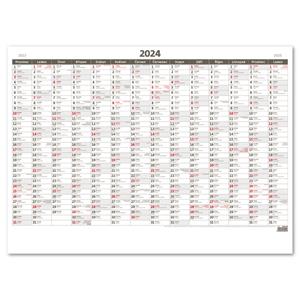 Wall Calendar 2024 - Planning yearly map A1