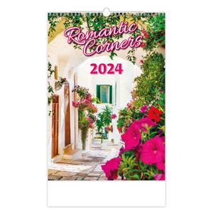 Wall Calendar 2024 - Romantic Corners